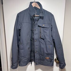 L.L. Bean Men's Blue Military Jacket